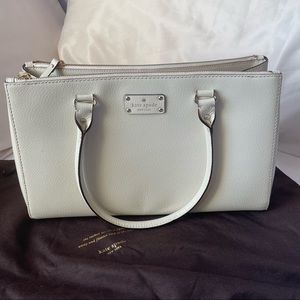 Kate Spade Cream Leather Tote